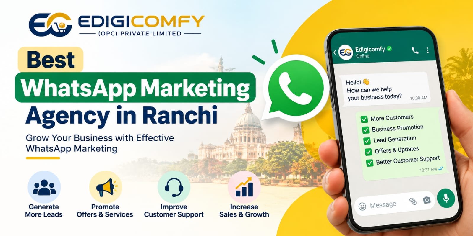 Best WhatsApp Marketing Agency in Ranchi